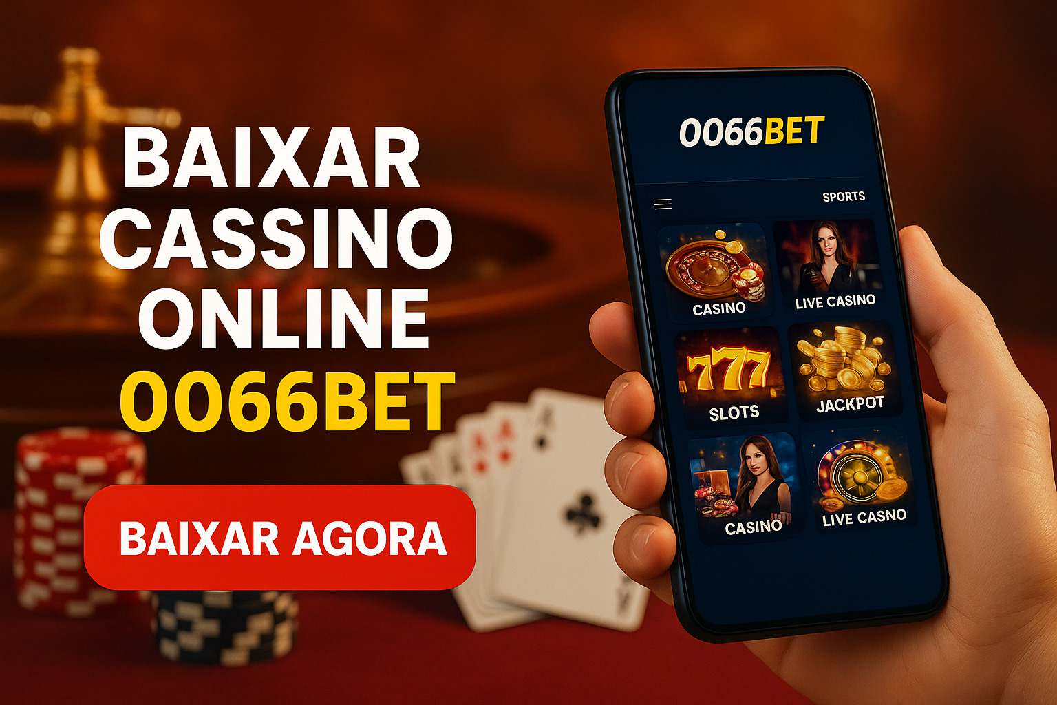 Baixar o 0066BET Cassino App