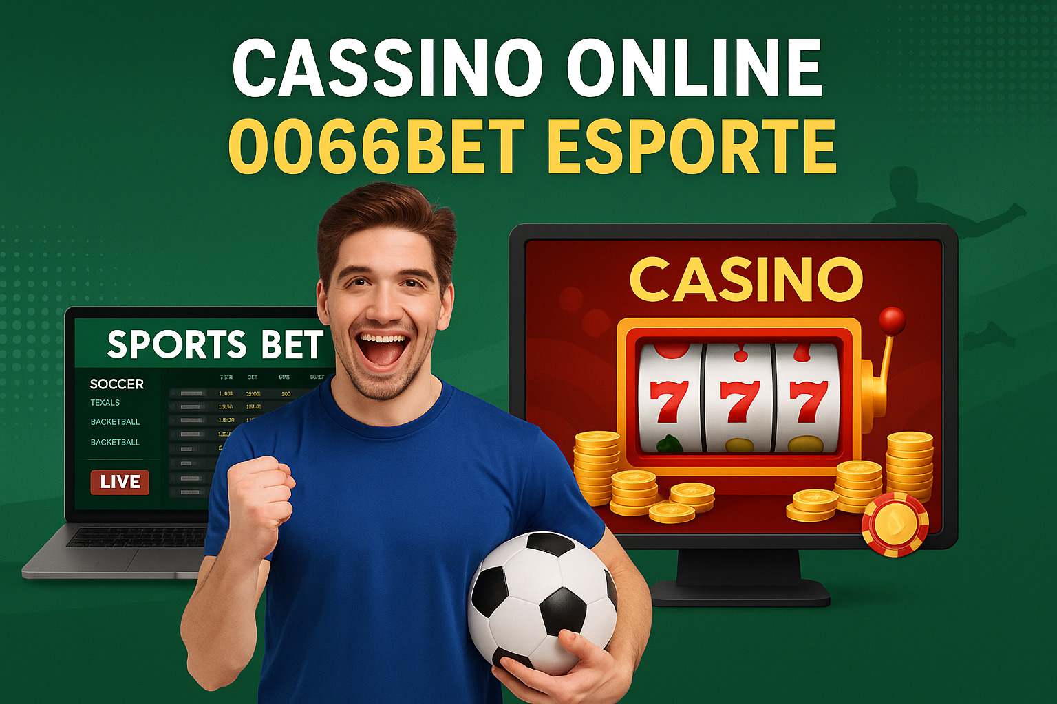 Apostas esportivas no cassino online 0066BET
